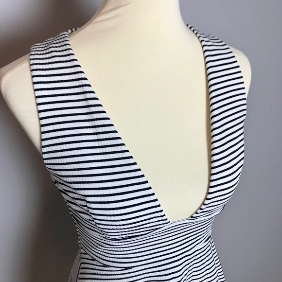 Charlotte Russe B&W striped dress - Picture 3 of 4
